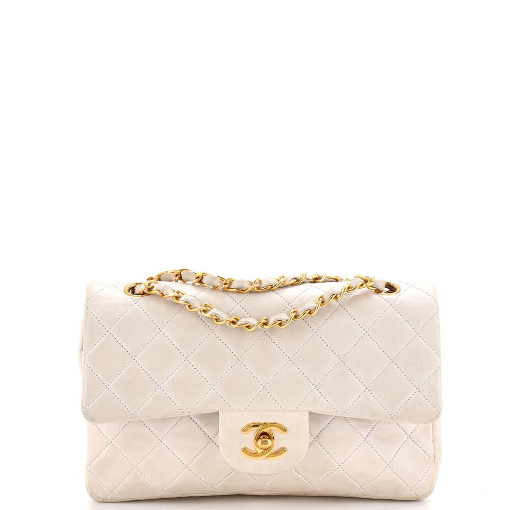 Chanel Small Vintage Classic Double Flap Bag Quilted Lambskin